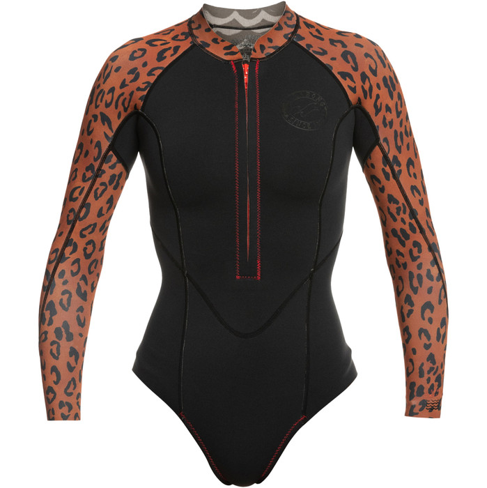 2024 Billabong Womens Salty Dayz Long Sleeve 2mm Shorty Wetsuit ABJW400100 - Spotted